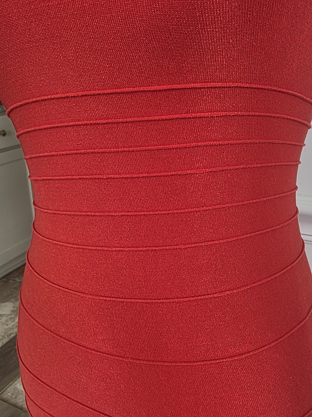 bebe Red Bandage Bodycon Dress - Women's S - Picture 5 of 6